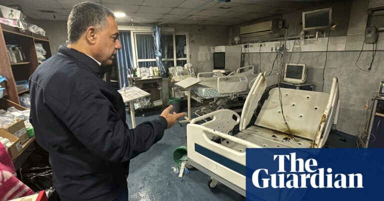 Israel’s hospital attacks have put Gaza healthcare on brink of collapse, says UN | Israel-Gaza war