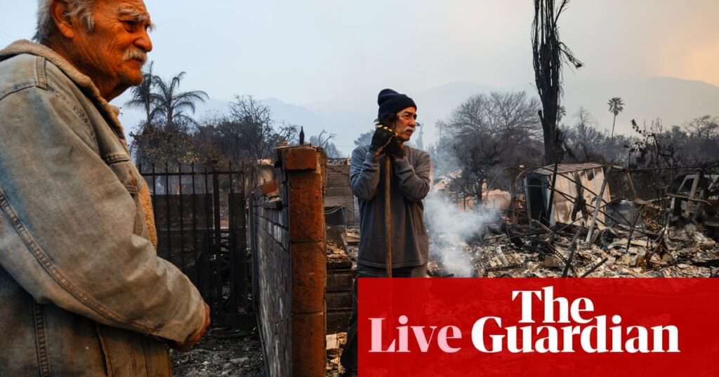 LA fires live updates: at least seven deaths as California wildfires rage and crews battle new fire | California wildfires LA fires live updates: at least seven deaths as California wildfires rage and crews battle new fire | California wildfires