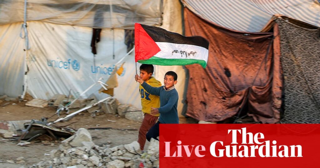 Israel-Gaza war live: ceasefire to come into effect at 8.30am local time on Sunday | Israel-Gaza war