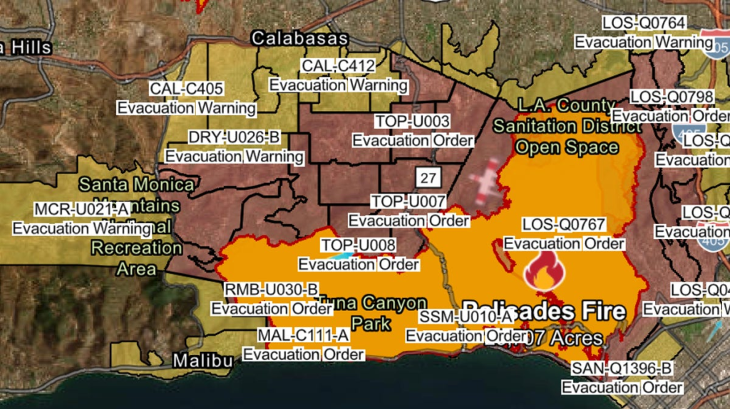 See maps of mandatory evacuation orders See maps of mandatory evacuation orders