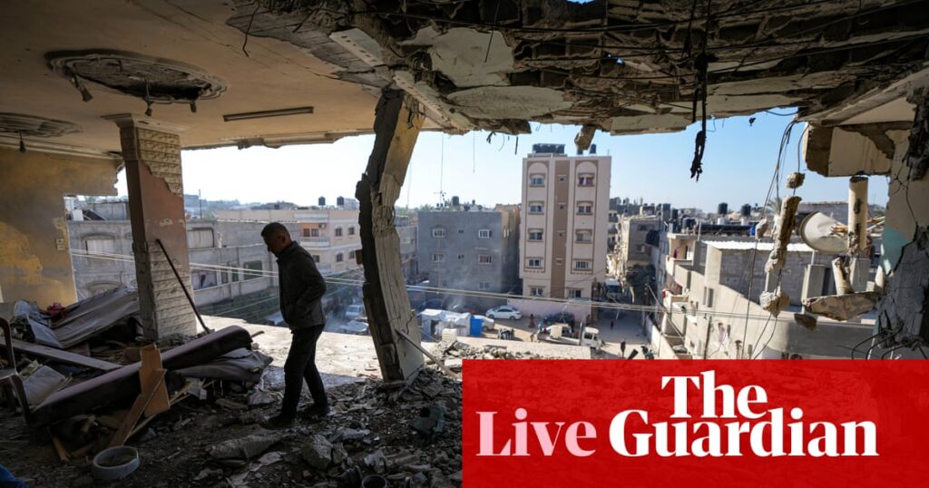 Israel-Gaza war live: Ceasefire and hostage deal ‘right on brink’, says US, as hopes rise for agreement | Israel