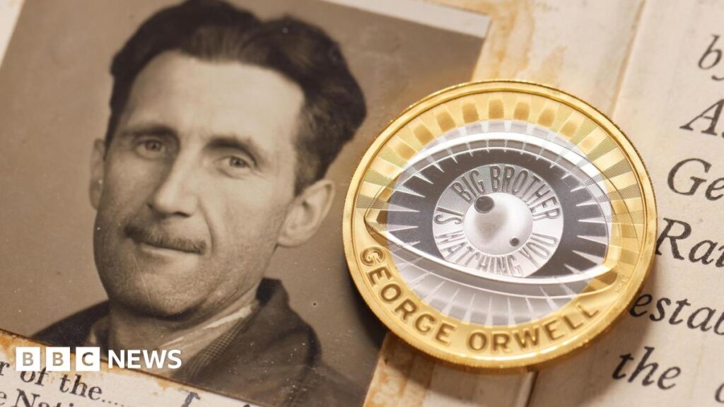 George Orwell’s literary legacy commemorated with new £2 coin