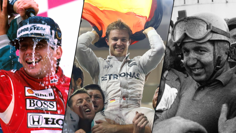 Six racers who won their maiden F1 titles alongside champion team mates