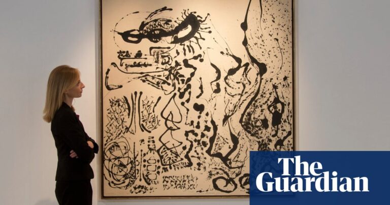 Monkeys, clowns and bottles hidden in Jackson Pollock’s paintings, study says | Jackson Pollock