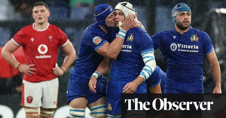 Italy beat the deluge and condemn toothless Wales to 14th defeat in a row | Six Nations 2025