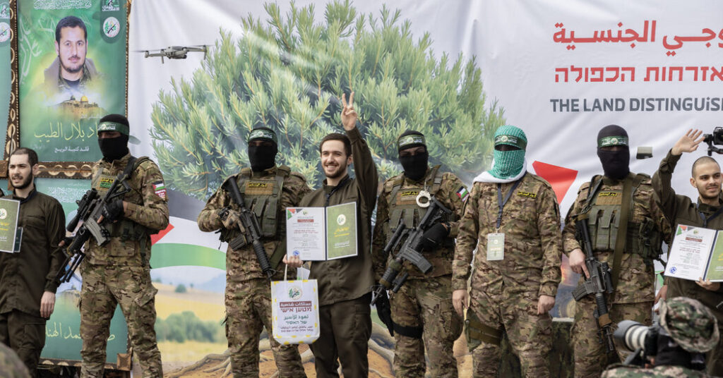 Hamas Frees 6 Hostages as Israel Delays Palestinian Prisoner Release Hamas Frees 6 Hostages as Israel Delays Palestinian Prisoner Release