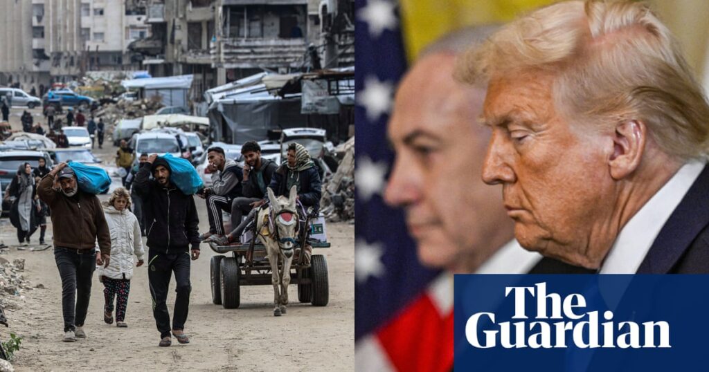 Trump doubles down on Gaza takeover proposal despite bipartisan opposition | Donald Trump