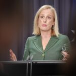 Katy Gallagher defends government response to Trump’s Gaza declaration