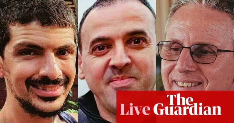 Gaza ceasefire live: Hamas expected to release three Israeli hostages in exchange for Palestinian prisoners | Israel-Gaza war