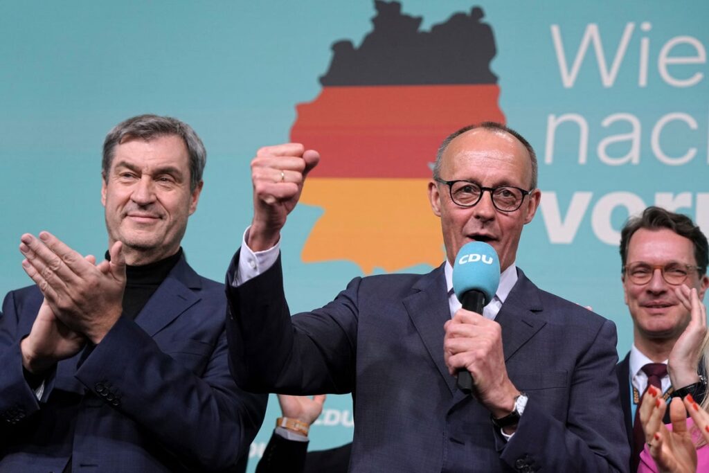 Conservatives projected to win German election in ‘last chance’ to fight off rising far-right Conservatives projected to win German election in ‘last chance’ to fight off rising far-right