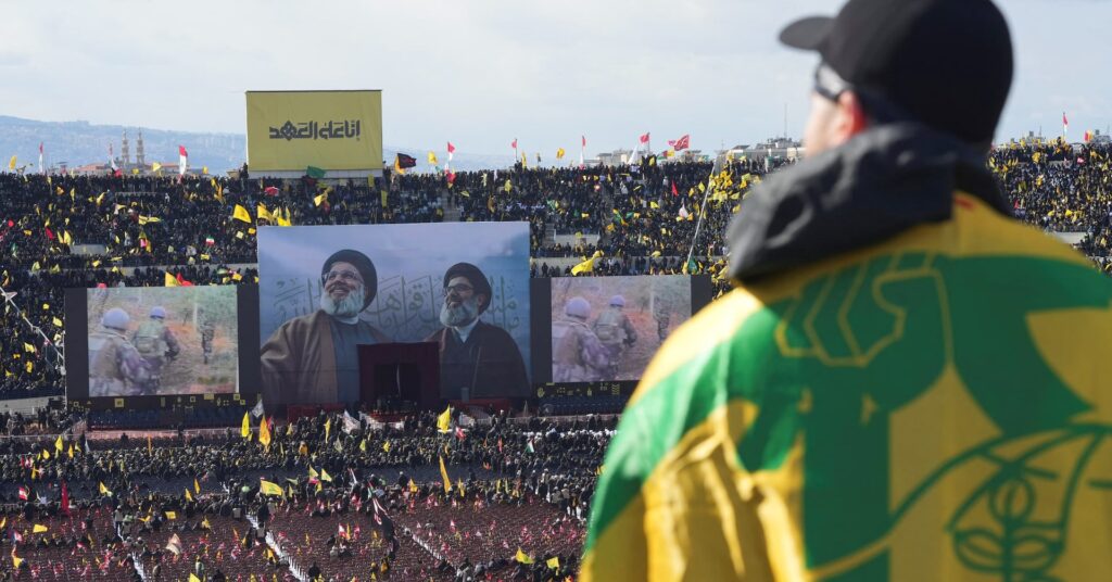 Tens of thousands mourn Hezbollah's slain leader Nasrallah in mass funeral Tens of thousands mourn Hezbollah's slain leader Nasrallah in mass funeral