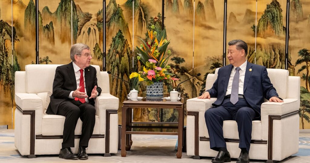 IOC President Thomas Bach in China for Asian Winter Games