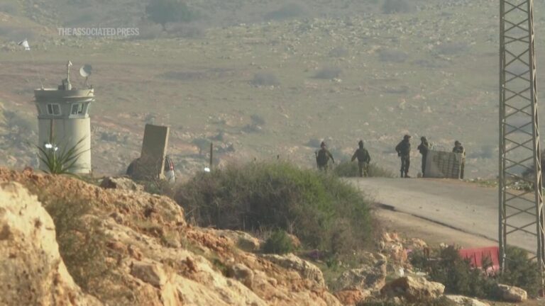 Scenes from Tayasir checkpoint in occupied West Bank after shooting attack injures 6, Israel says