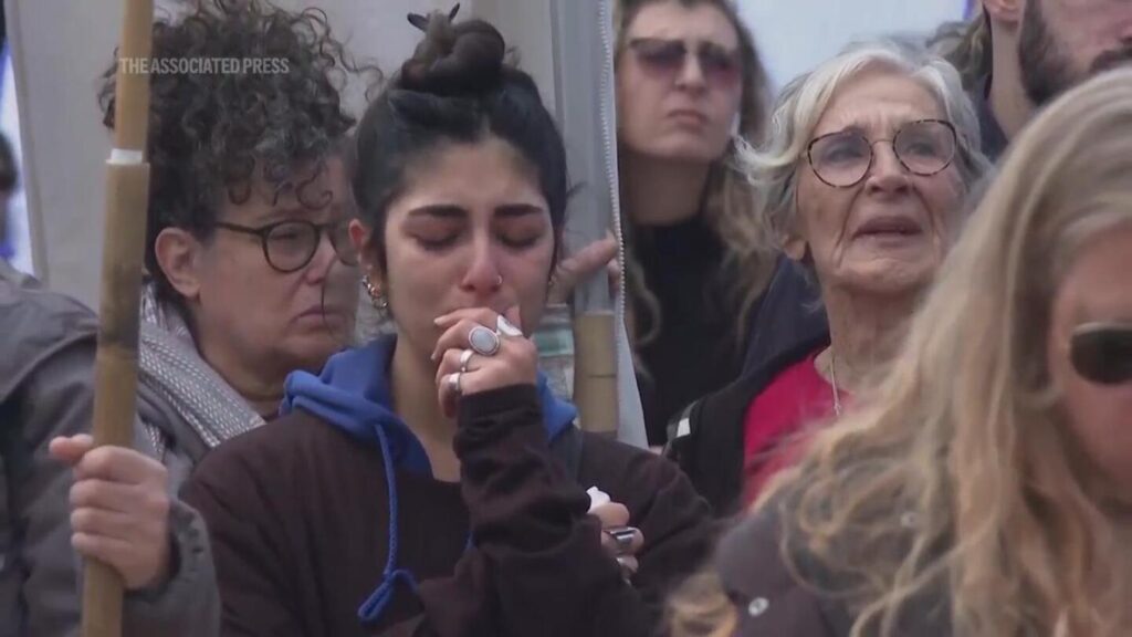 Israel receives remains said to include a mother and her 2 young children Israel receives remains said to include a mother and her 2 young children