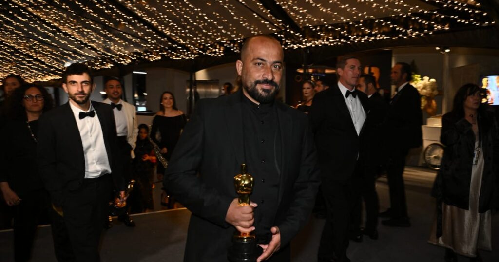 Oscar winner beaten and detained in Israeli-occupied West Bank – POLITICO Oscar winner beaten and detained in Israeli-occupied West Bank – POLITICO