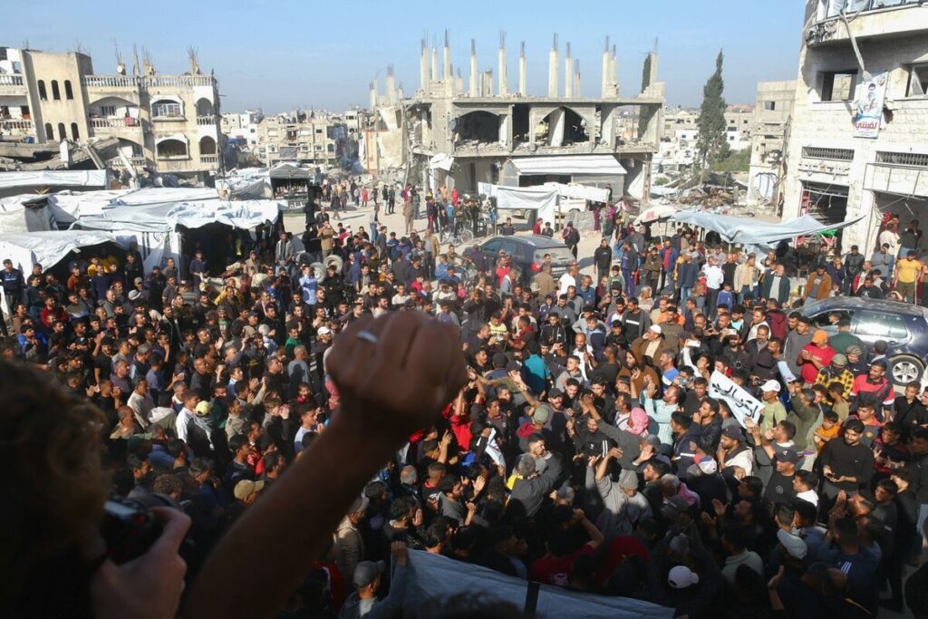 Thousands in Gaza Protest Hamas in Rare Call to End Group’s Rule