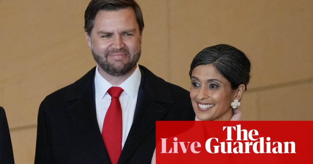 JD Vance to join wife on Greenland visit but scales back scope of trip amid protests – Europe live | World news JD Vance to join wife on Greenland visit but scales back scope of trip amid protests – Europe live | World news