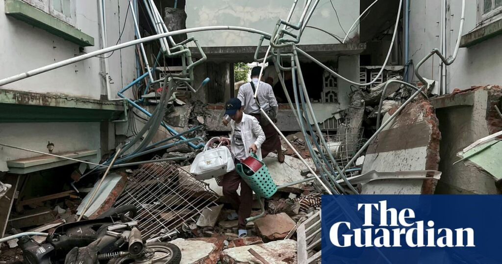 Myanmar earthquake: death toll rises to almost 700 as search for survivors continues | Myanmar Myanmar earthquake: death toll rises to almost 700 as search for survivors continues | Myanmar
