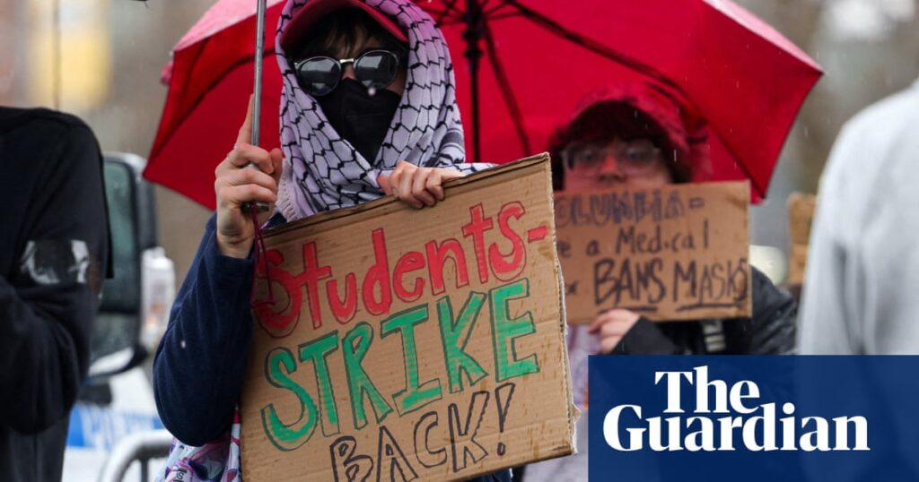 Columbia student protester sues Trump administration for trying to deport her | Trump administration Columbia student protester sues Trump administration for trying to deport her | Trump administration