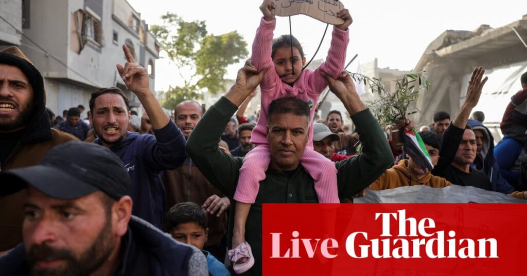 Middle East crisis live: hundreds join anti-Hamas protest in Gaza | Israel Middle East crisis live: hundreds join anti-Hamas protest in Gaza | Israel