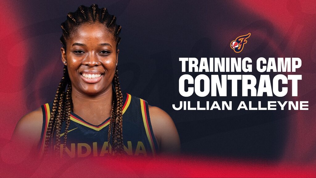 Indiana Fever Sign Jillian Alleyne to Training Camp Contract Indiana Fever Sign Jillian Alleyne to Training Camp Contract
