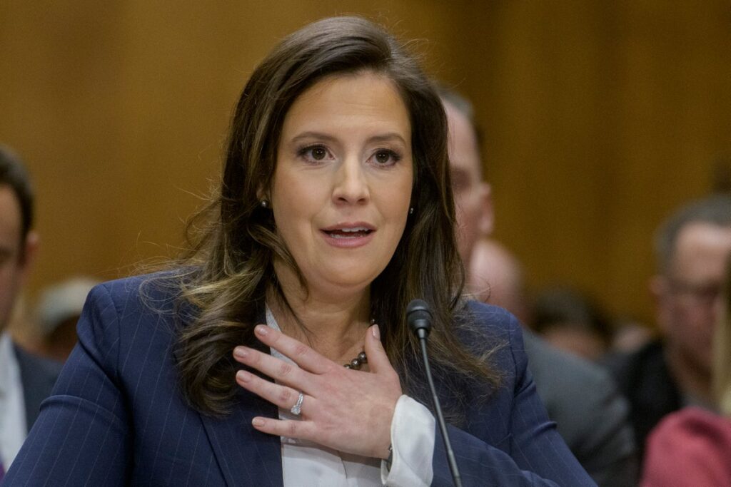 Elise Stefanik ‘proud to be a team player’ after Trump yanks her nomination for UN ambassador Elise Stefanik ‘proud to be a team player’ after Trump yanks her nomination for UN ambassador