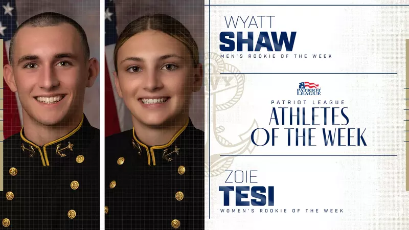Navy Freshmen Earn Patriot League Weekly Awards Navy Freshmen Earn Patriot League Weekly Awards