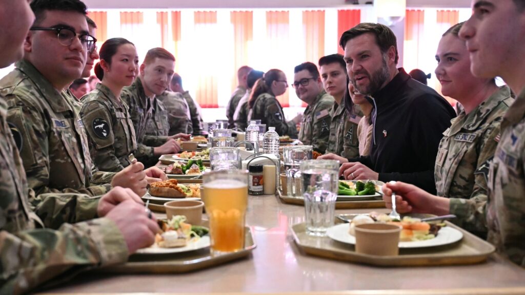 Vance tours U.S. base in Greenland as Trump talks up takeover of territory : NPR Vance tours U.S. base in Greenland as Trump talks up takeover of territory : NPR