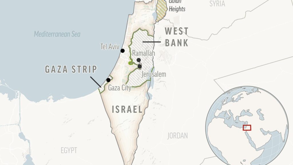 Israeli airstrike hits hospital entrance in Gaza, wounding 10 medics and patients